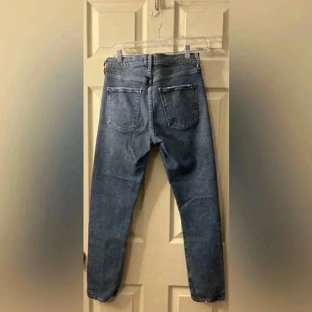 Agolde Toni Mid Rise Straight Jeans - Picture 6 of 9